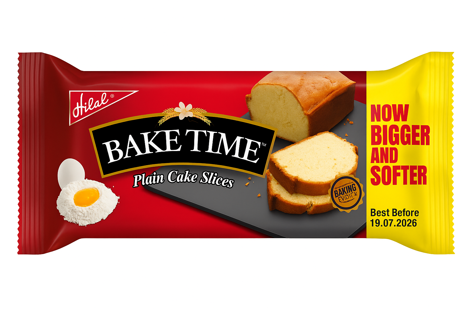 BakeTime Cake slices Plain