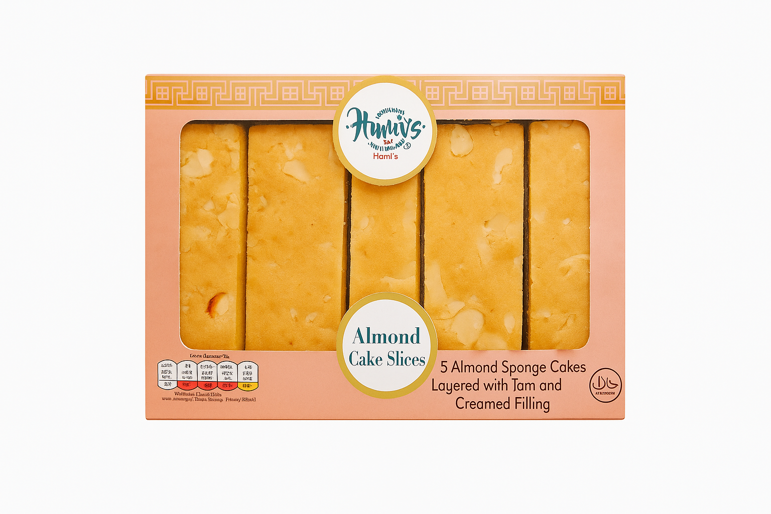 HUMIS ALMOND CAKE SLICE