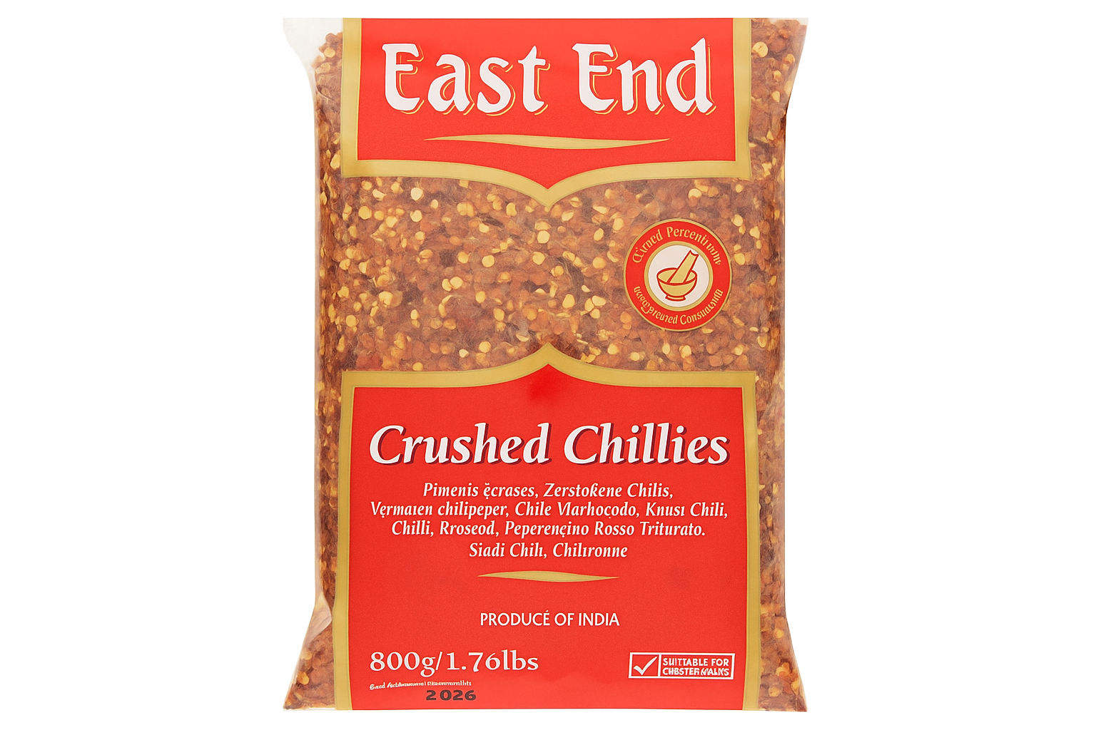 East End Crushed Chilli 800g