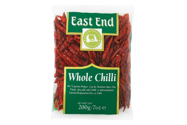 East End Whole Chilli 200g