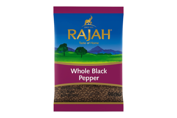 Rajah Whole Black Pepper 100g