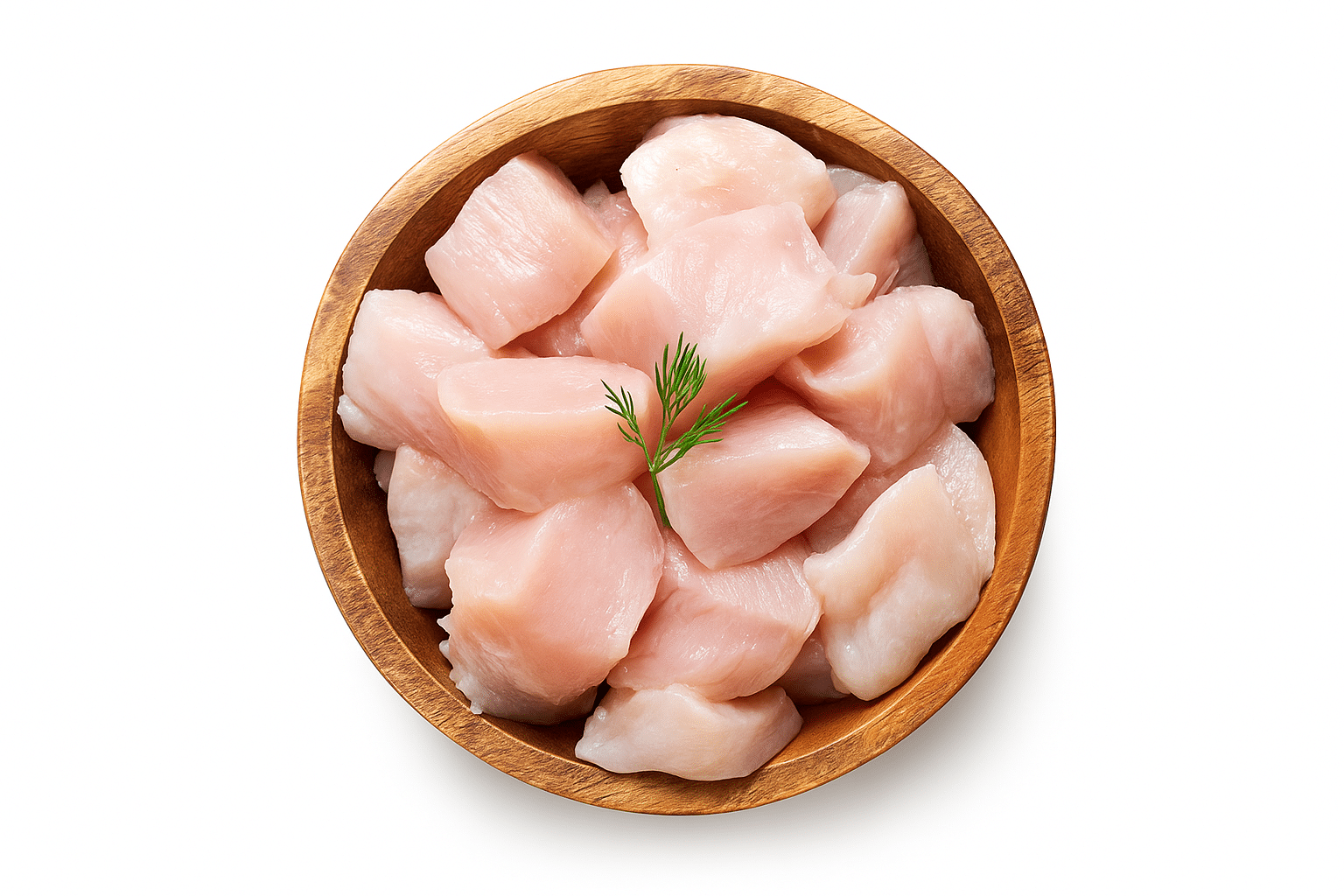 Chicken Breast Diced (Medium Cut For Curry)