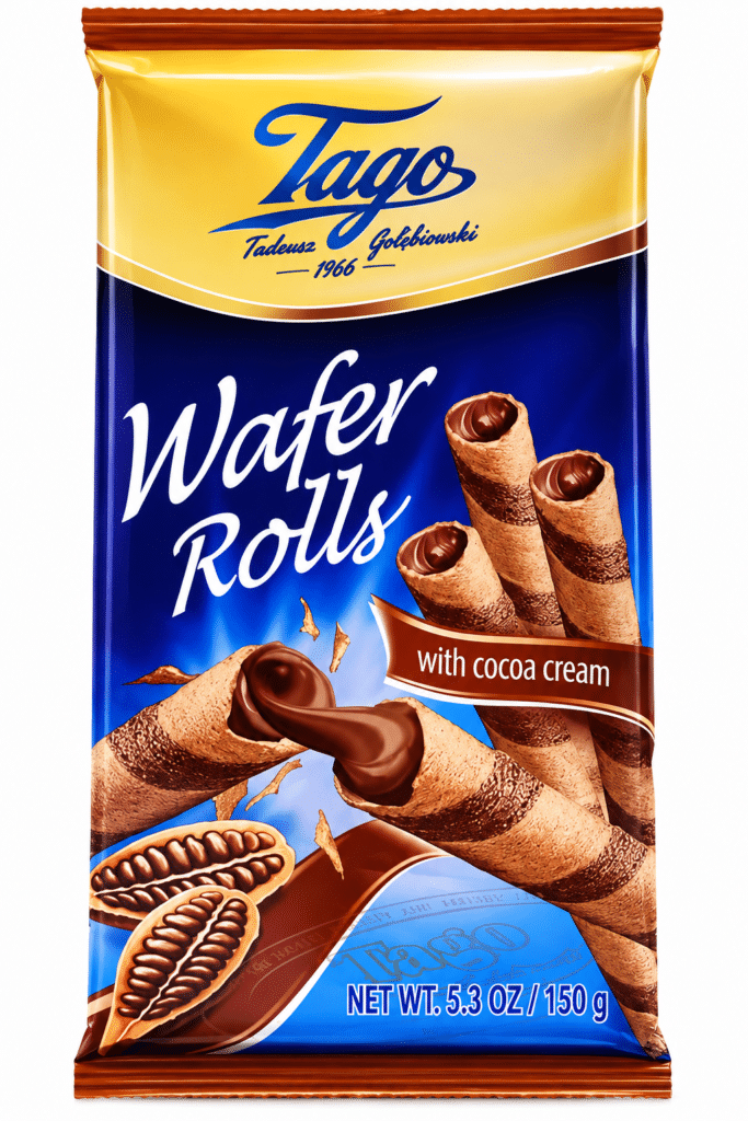 Tago Cocoa Wafer Rolls