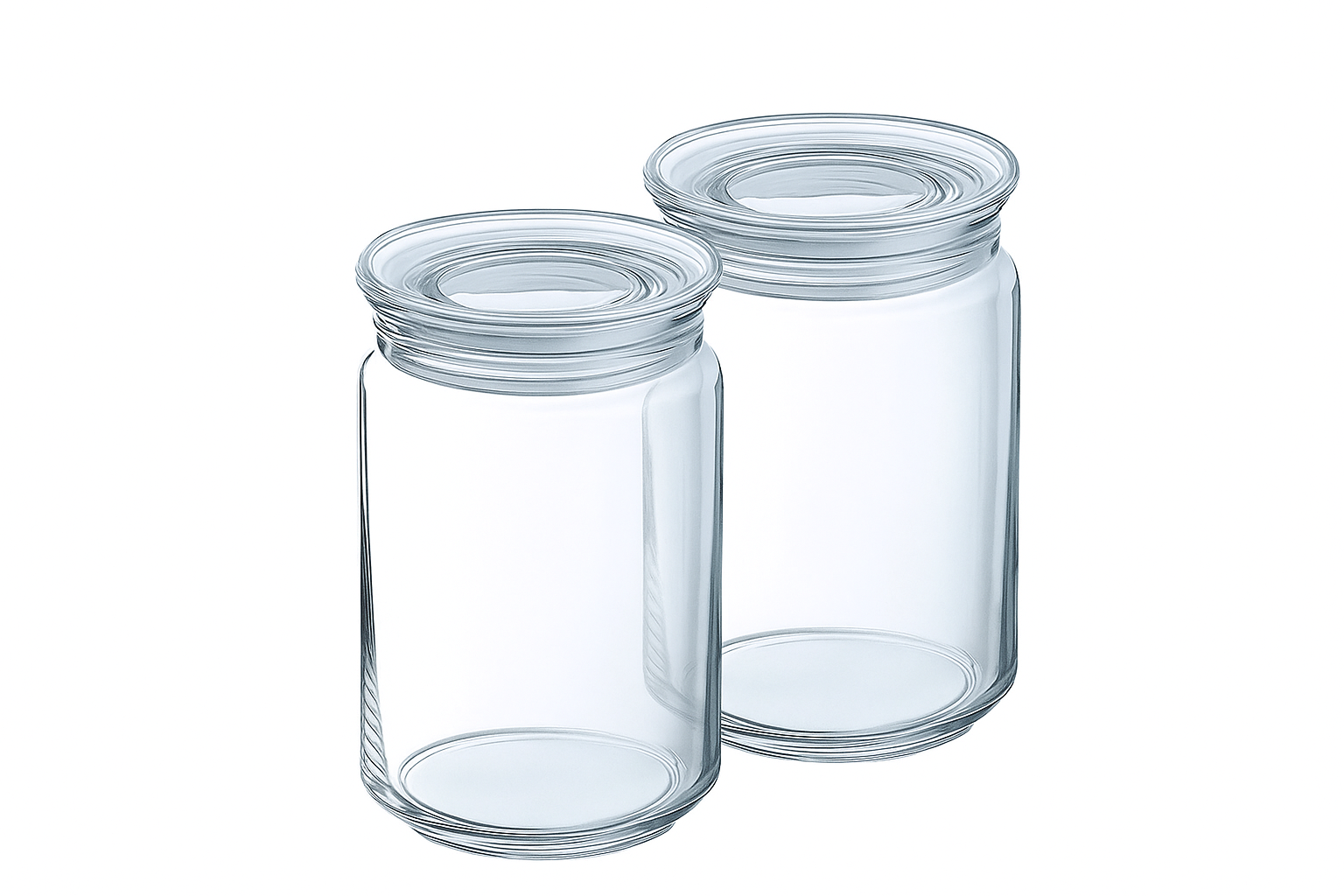 Glass Jars 2x Pk