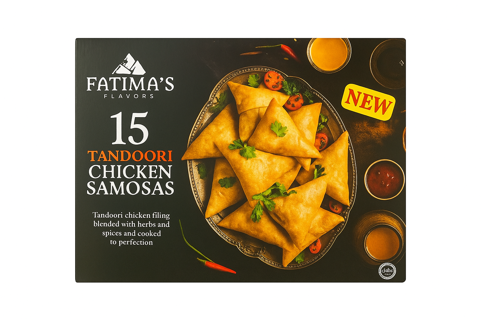 Fatima 15 Chicken Samosas