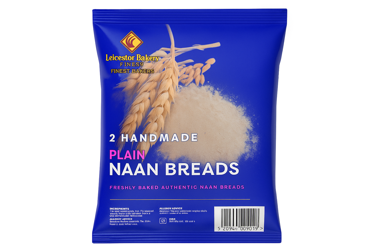 Leicester Bakery Plain Handmade Naan