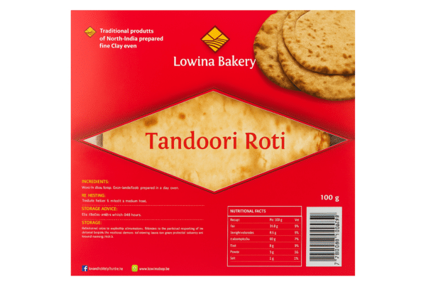 Leicester Wholemeal Tandoori Roti