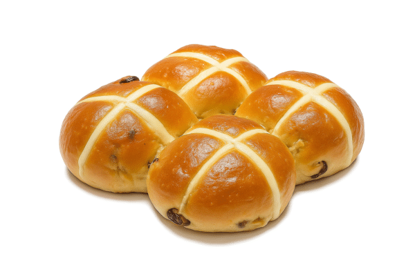 Bakery Select 4 Hot Cross Buns