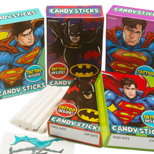 Candy Sticks With Tattoo