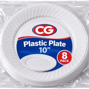 CG Plastic Plate 10'' 8pk