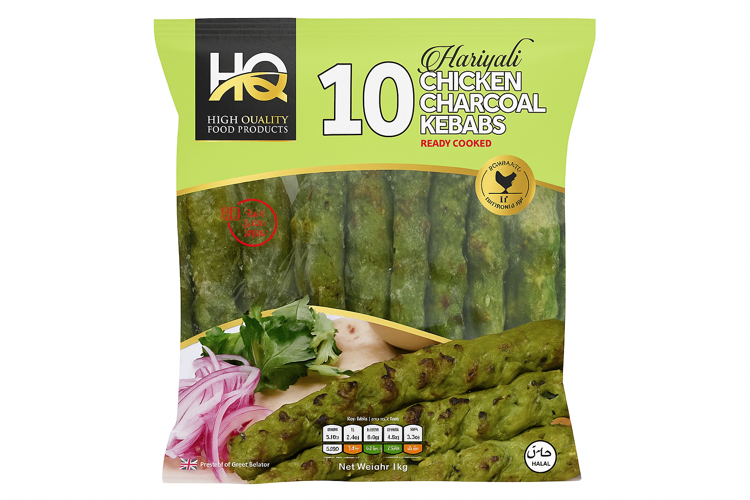 CHICKEN CHARCOAL KEBABS (10)