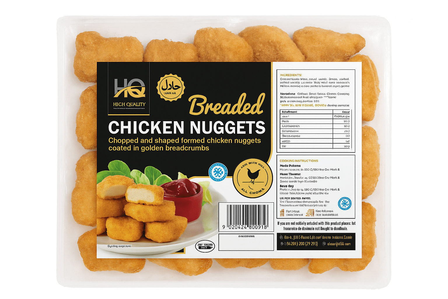 BREADED CHICKEN NUGGETS