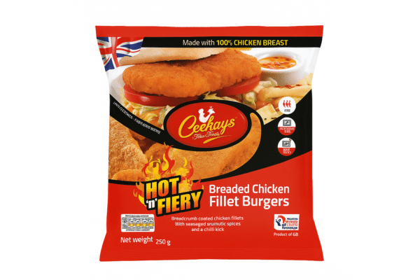 Hot&Fiery Fillet Burgers 700g