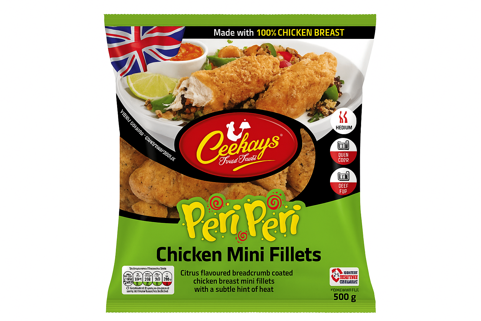 Ceekays Peri Peri Mini Fillets 500g