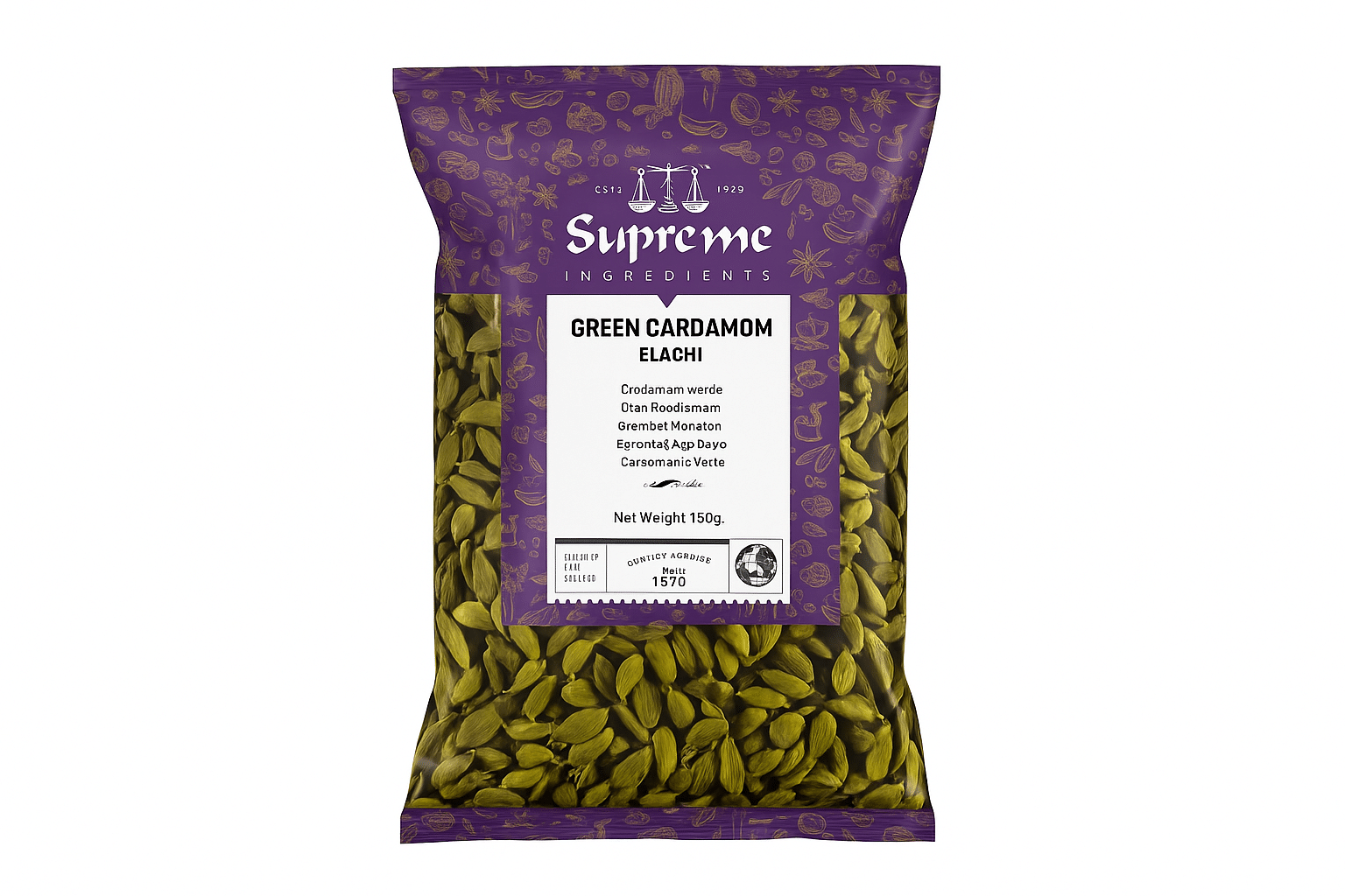 Green Cardamon 150g