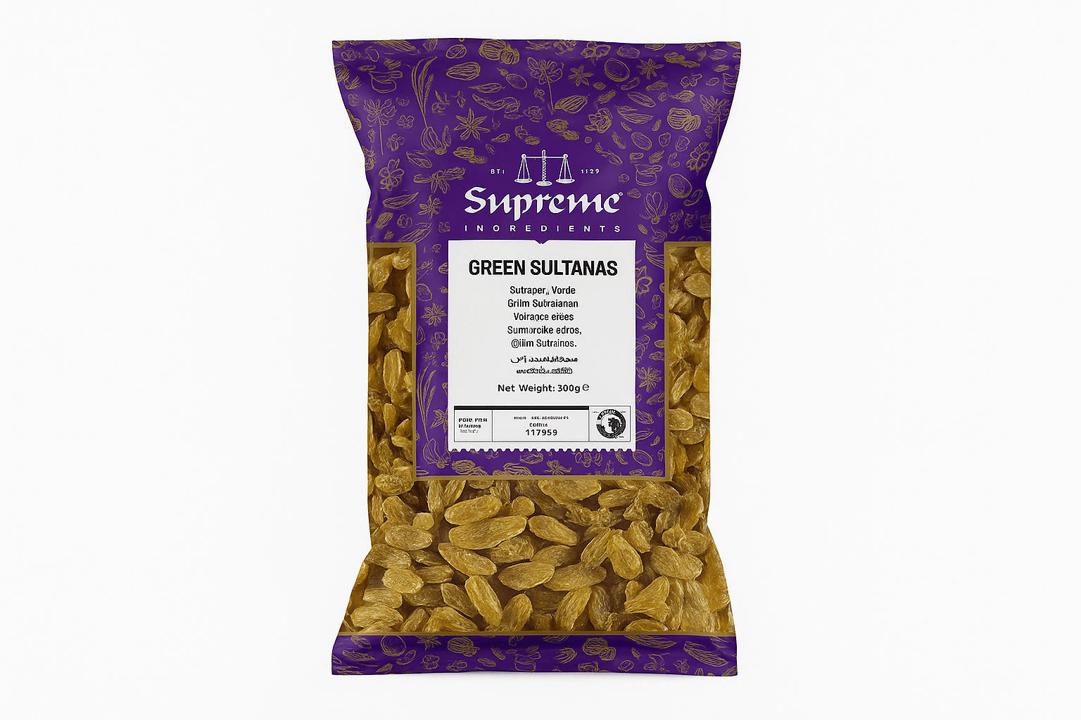 GREEN SULTANA 100G