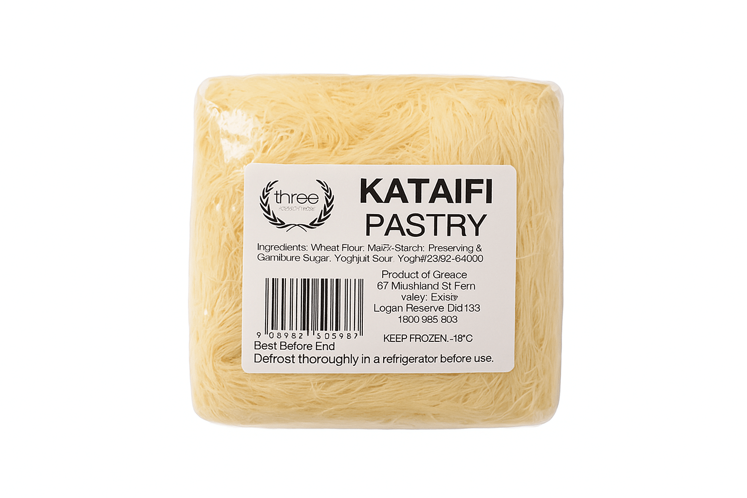 Theos Kataifi Pastry 400g