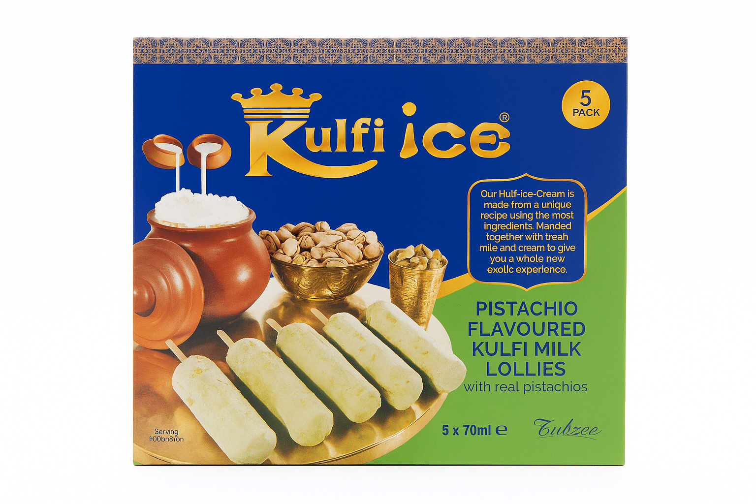 KULFI ICE PISTACHIO 5pack