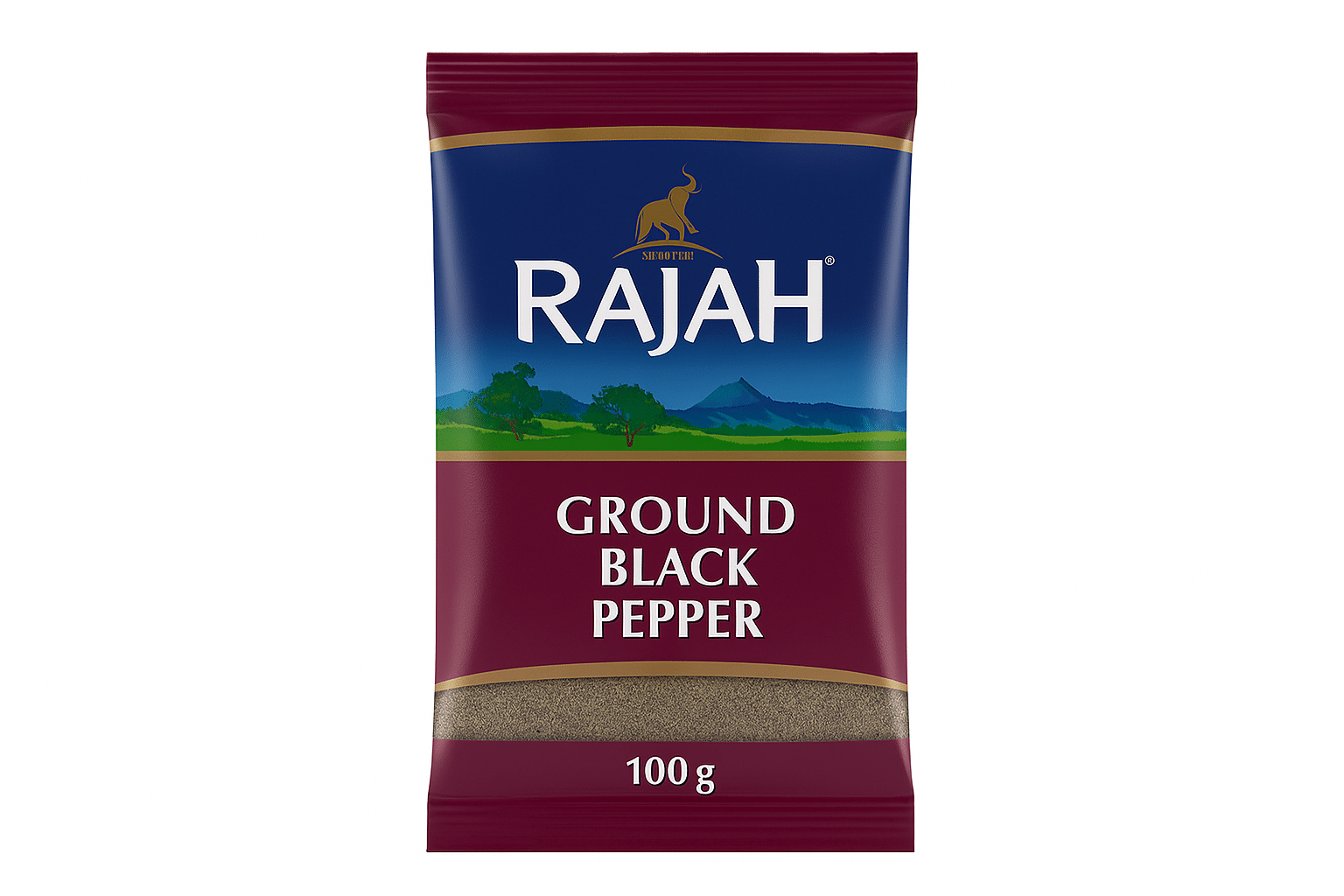 Rajah Ground Black Pepper 100g