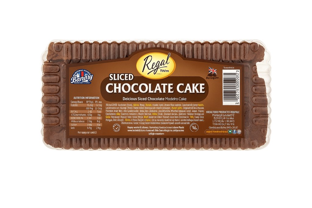 Regal Sliced Chocolate Cake – Rich and Moist Dark Cocoa Sponge Cake from Ambas Foods