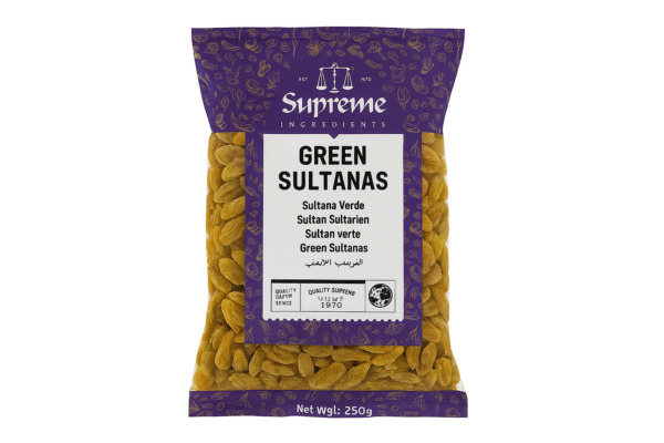SUPREME GREEN SULTANA 250G