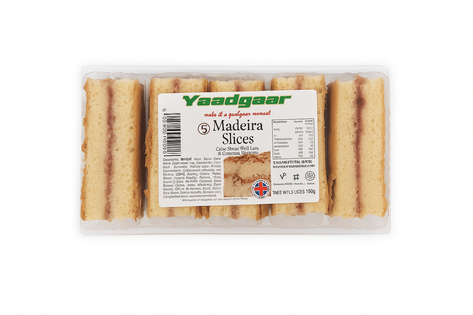 Yaadgaar Madeira Slice