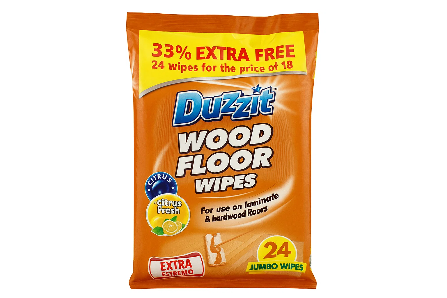Duzzit Wood Floor Wipes