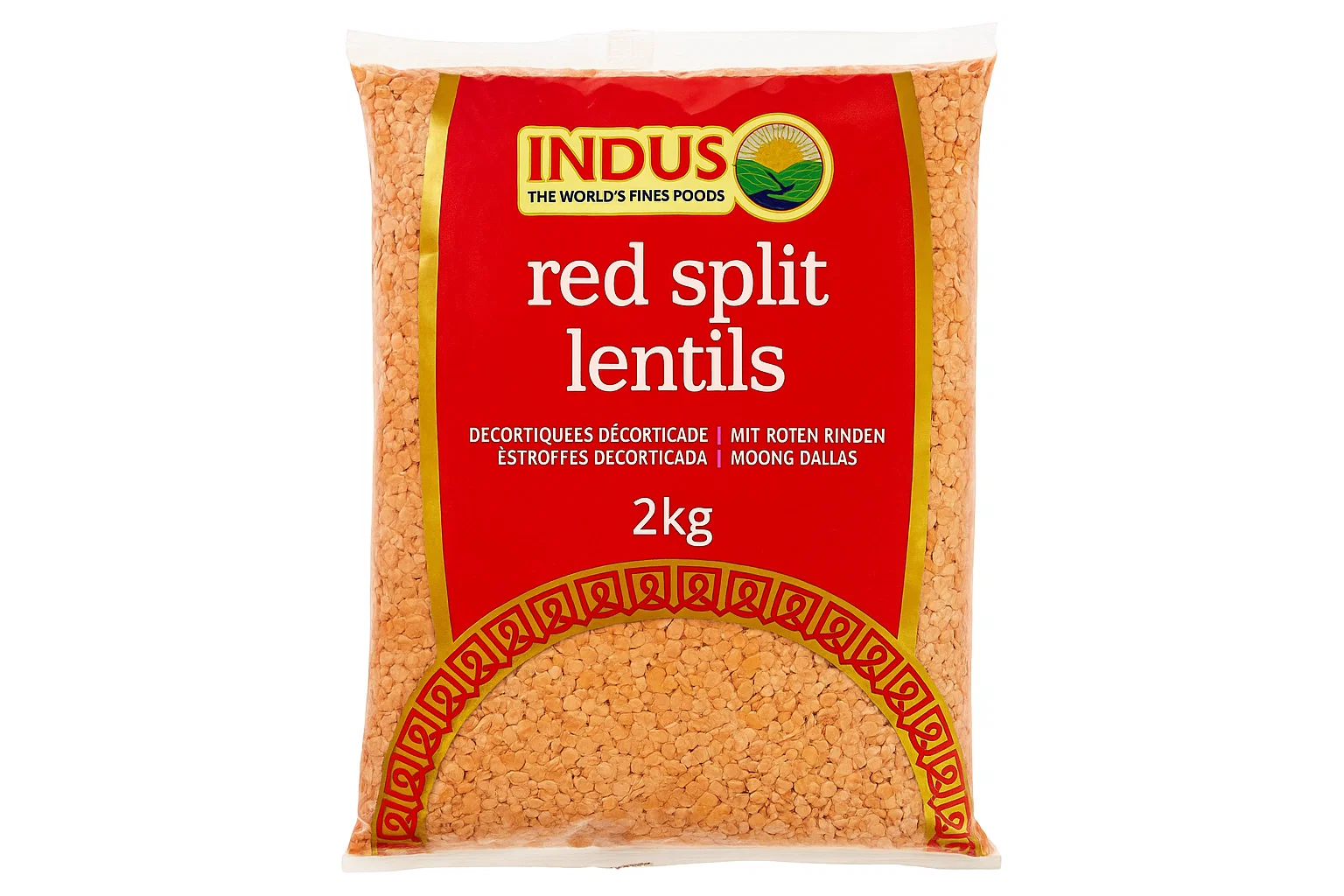 Indus Red Split Lentils 2 Kg
