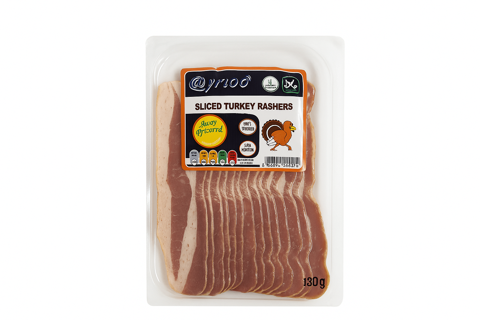 Slice Turkey Rashers 130g
