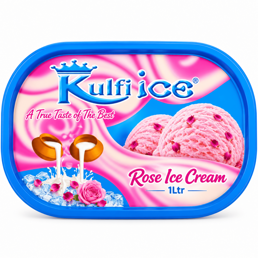 Kulfi Ice Cream Rose 1L