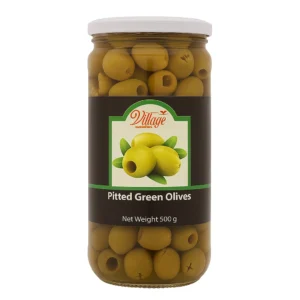 Village Scratched Green Olives 500g