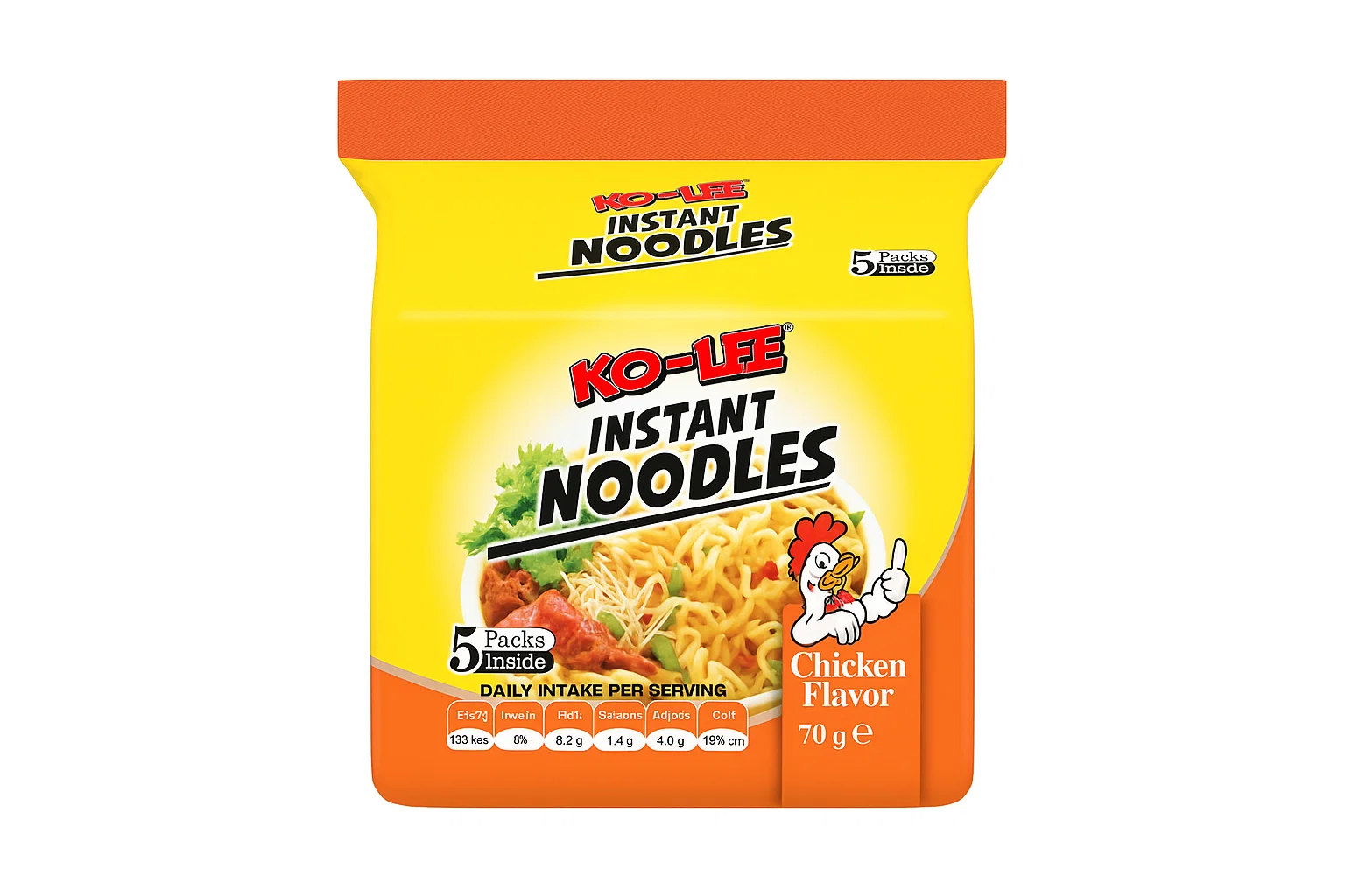 Ko-Lee Chicken Noodles 5 pack