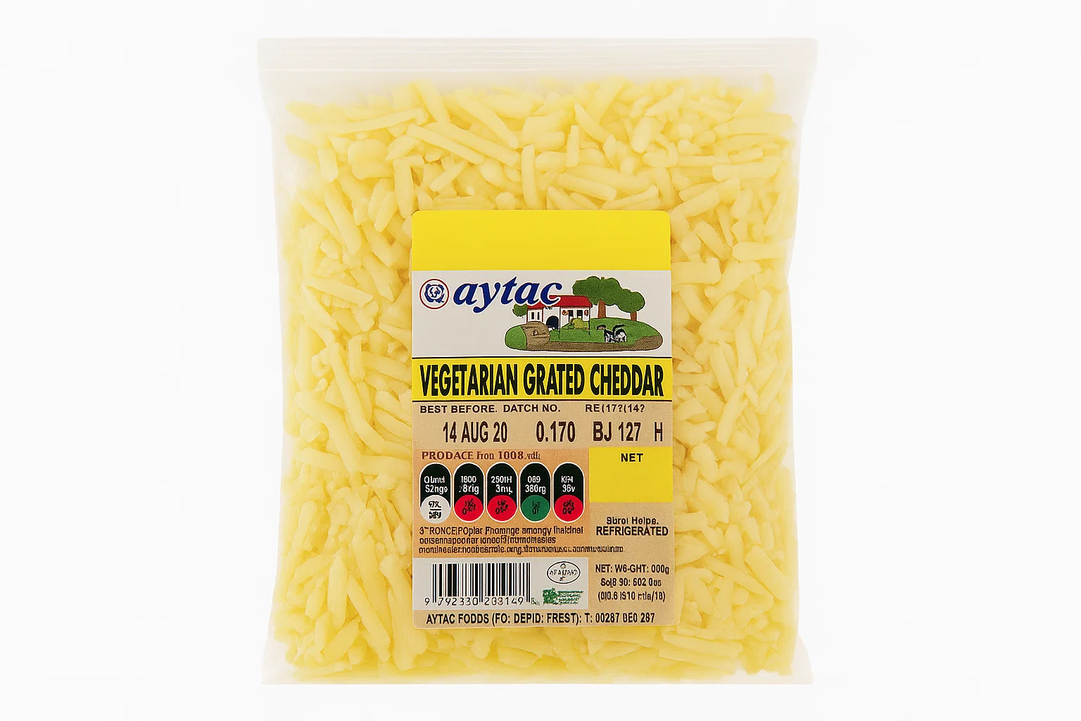 Grated Cheddar
