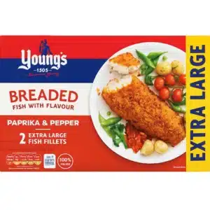 2 YOUNGS XL BREADED FISH FILLET