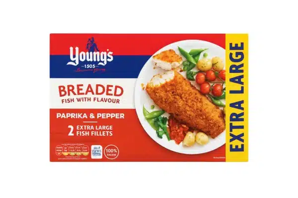 2 YOUNGS XL BREADED FISH FILLET