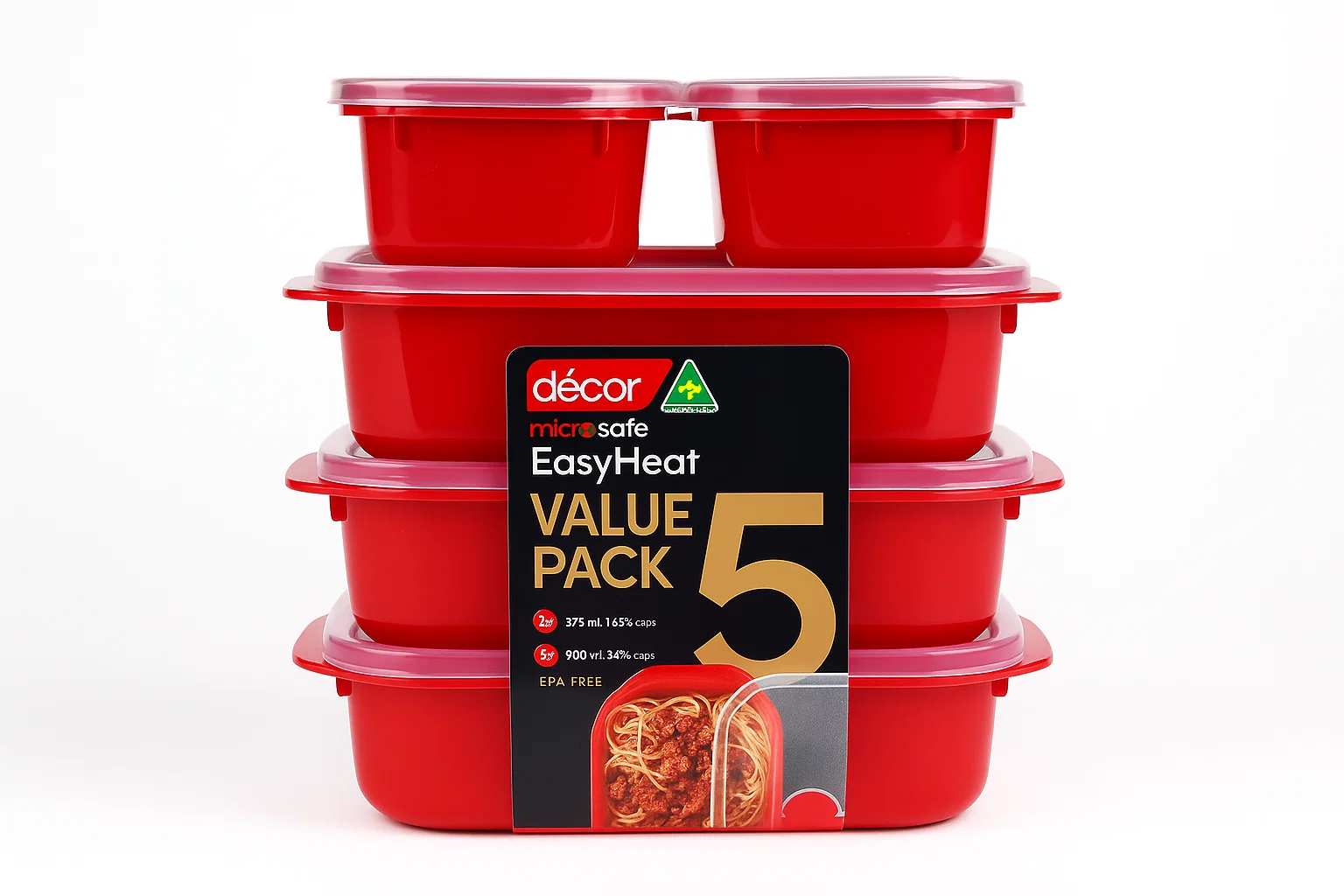 Microwave Food Container 5PK