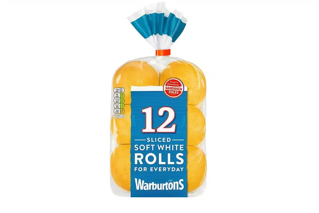 Warburtons 12 Soft White Rolls