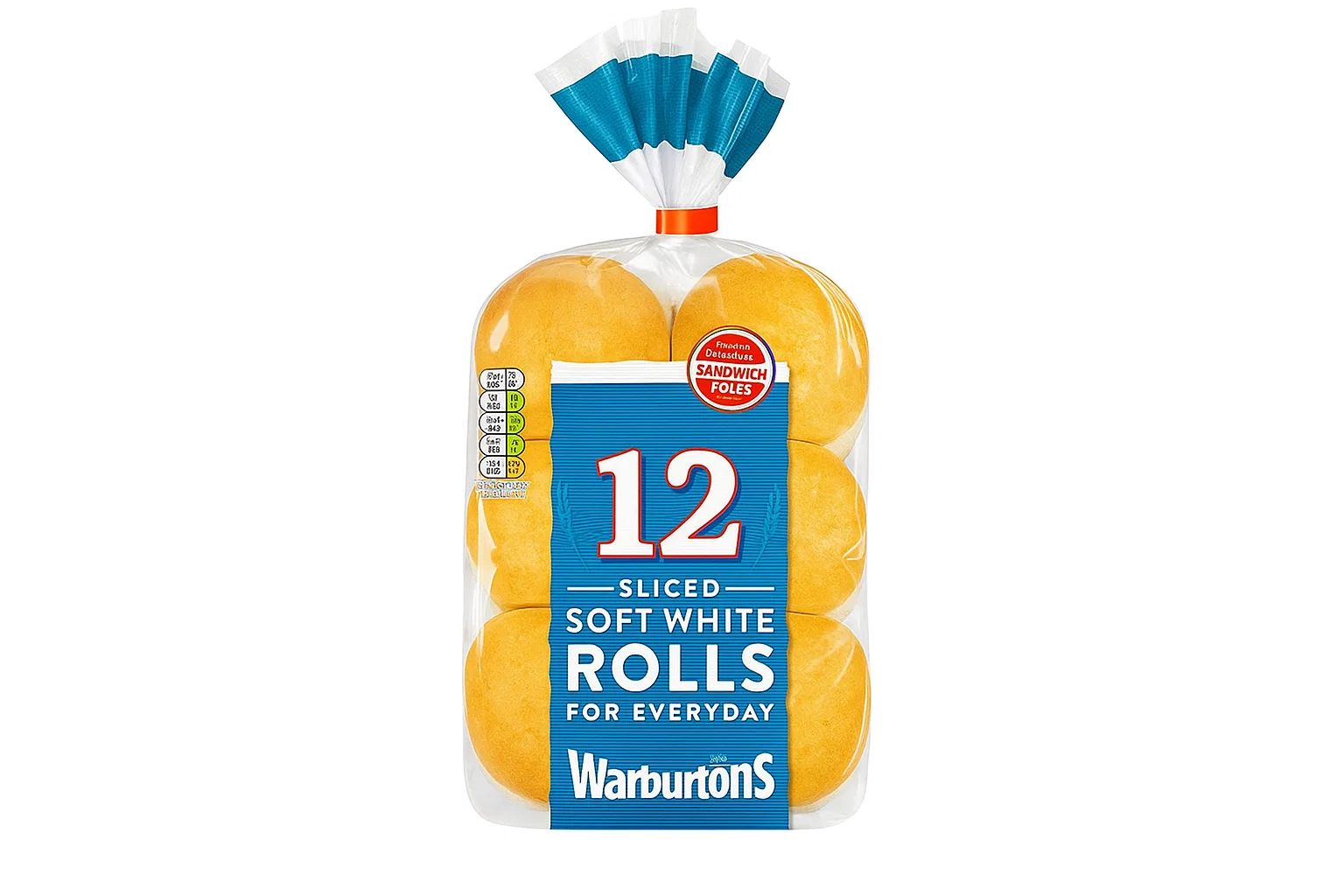12 Soft White Rolls