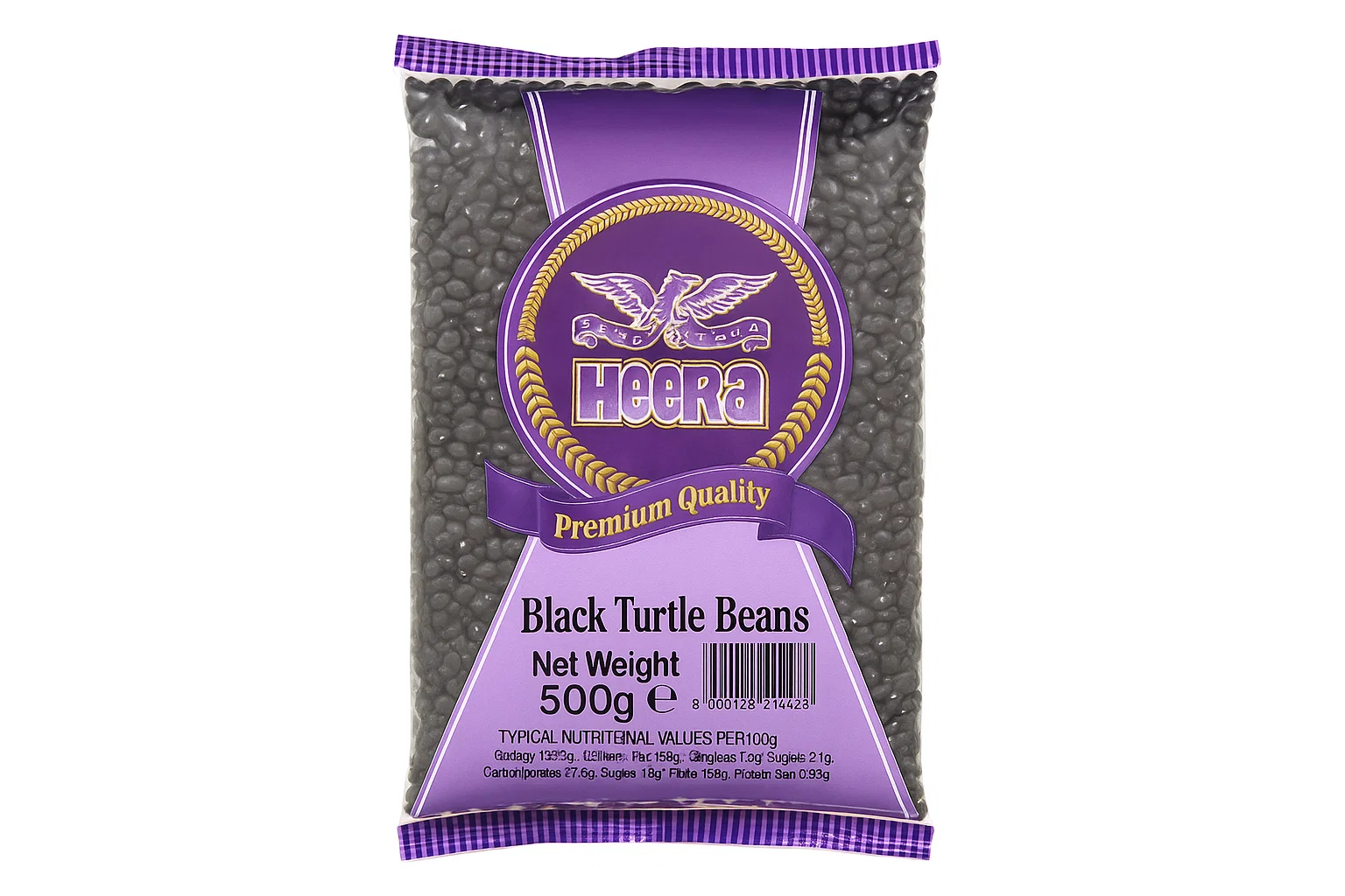 Heera Black Turtle Beaans 500g
