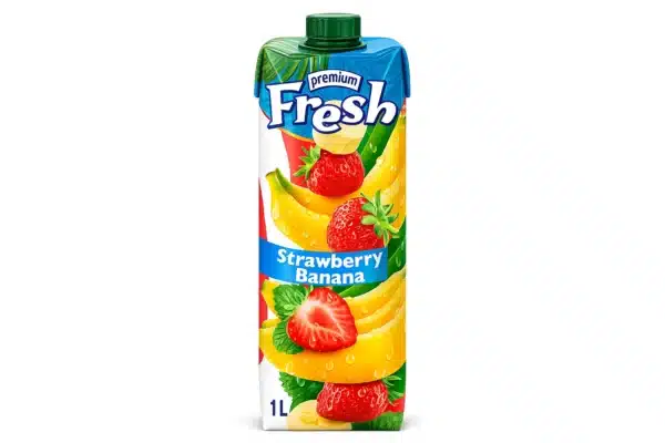Fresh Strawberry Banana 1L