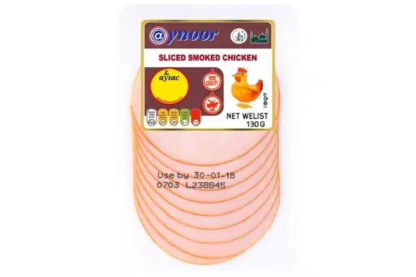 Aynoor Sliced Smoked Chicken 130g