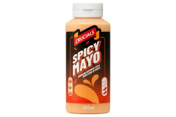 Crucials Spicy Mayo 500ml – Creamy Zesty Spicy Condiment