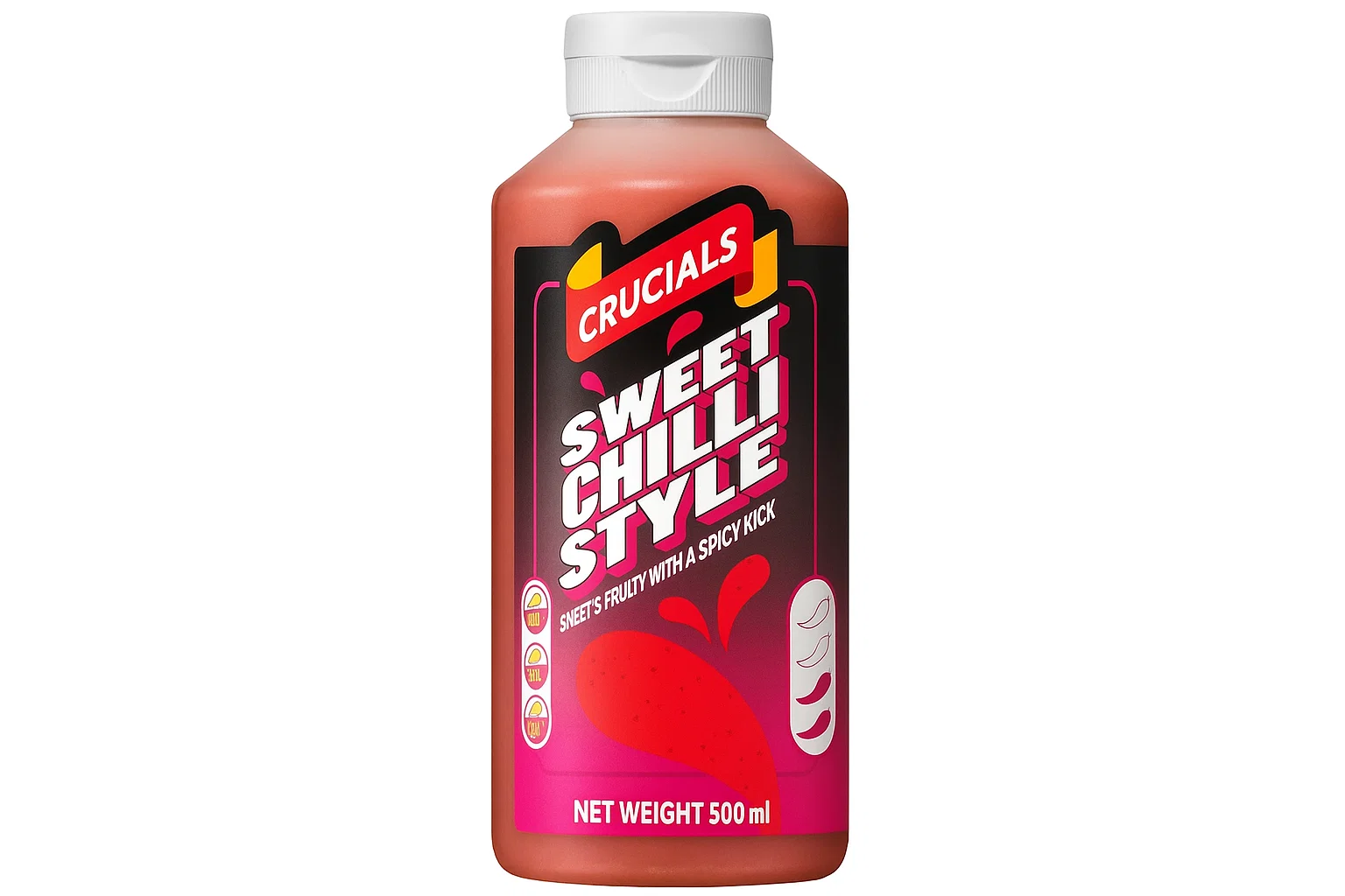 Crucials Sweet Chilli 500ml – Sweet Spicy Condiment