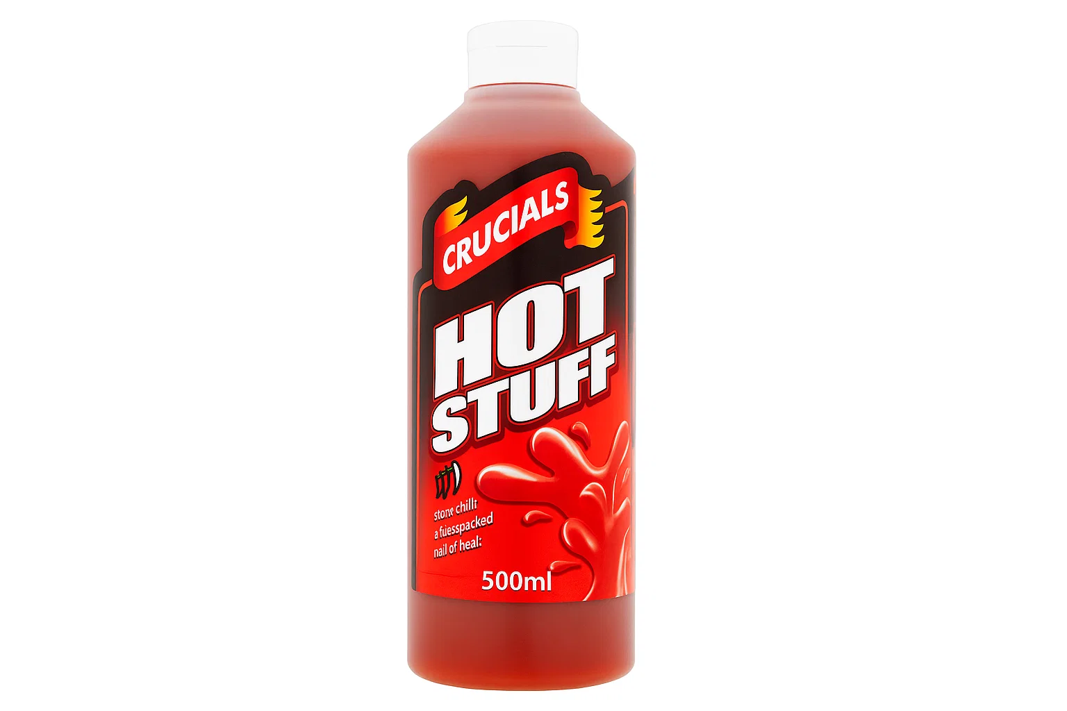 Crucials Hot Stuff 500ml – Spicy Fiery Condiment
