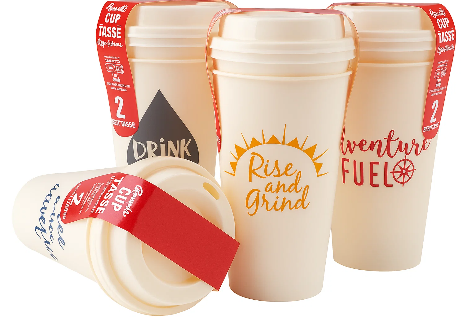 Travel Cups 8pcs – Durable Multipurpose Cups Set