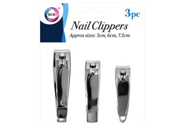 Nail Clippers 3pk – Durable Sharp And Easy To Use Clippers