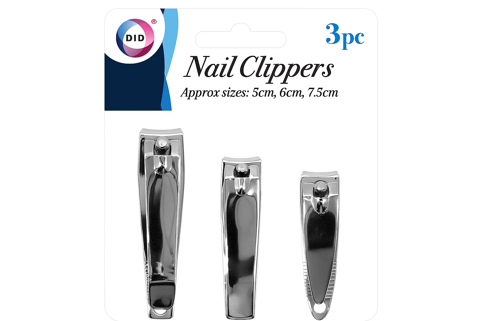 Nail Clippers 3pk – Durable Sharp And Easy To Use Clippers