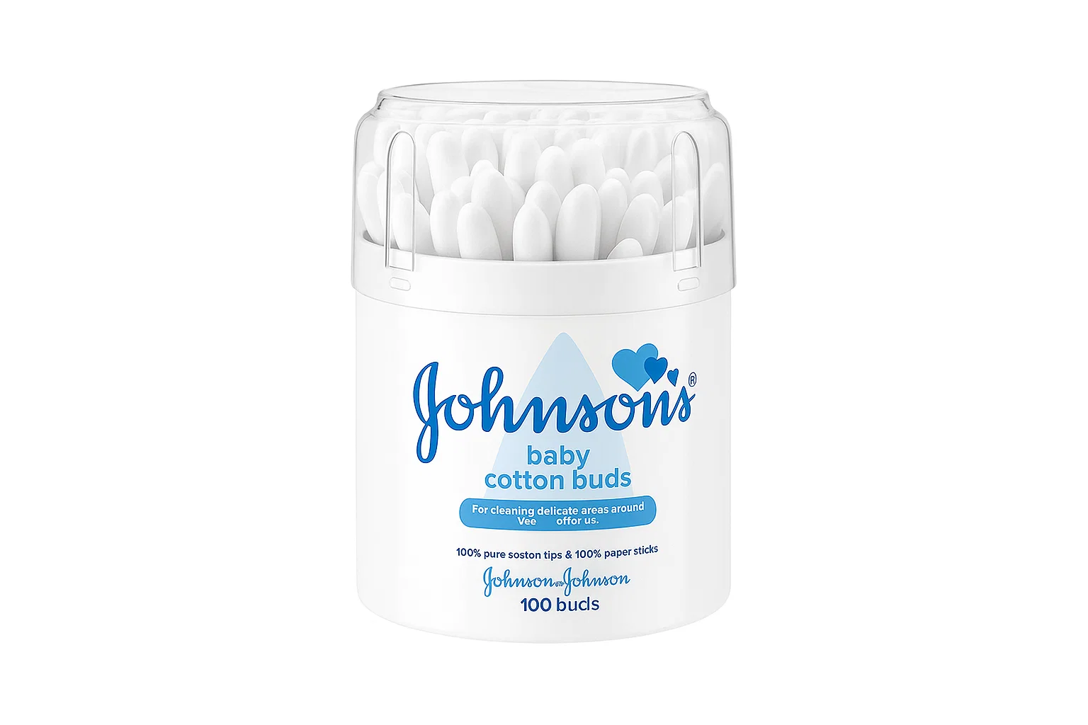Johnsons Baby Cotton Buds 100BUDS – Gentle Safe And Soft Cotton Buds