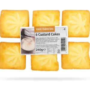 6 Custard Cakes pack
