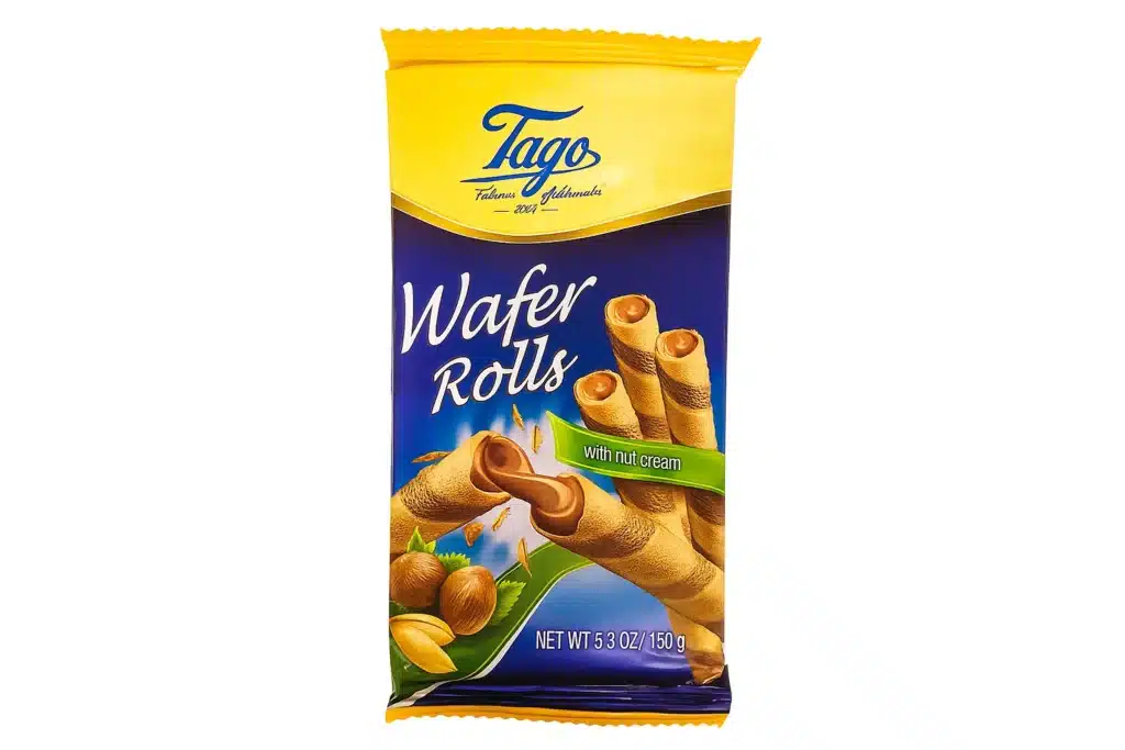 TAGO Wafer Rolls Nut Cream pack